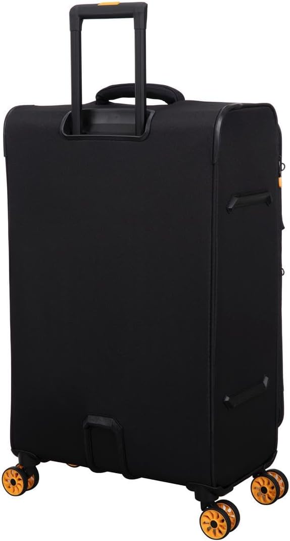 it luggage Compartment, Unisex Polyester Material Soft Case, 8x360 degree Spinner Wheels, Expandable Trolley Bag, Telescopic Handle, TSA Lock, 12-3149-08, Lightweight, Black, Large, Polyester Softside
